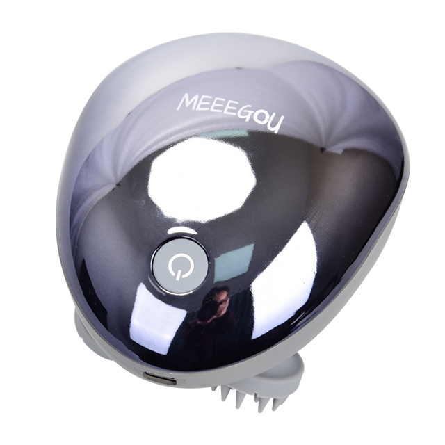  MEEEGOU Портативный мини-массажер для головы, IPX7 Водонепроницаемый беспроводной массажер Голова осьминога, для снятия стресса кожи головы 
