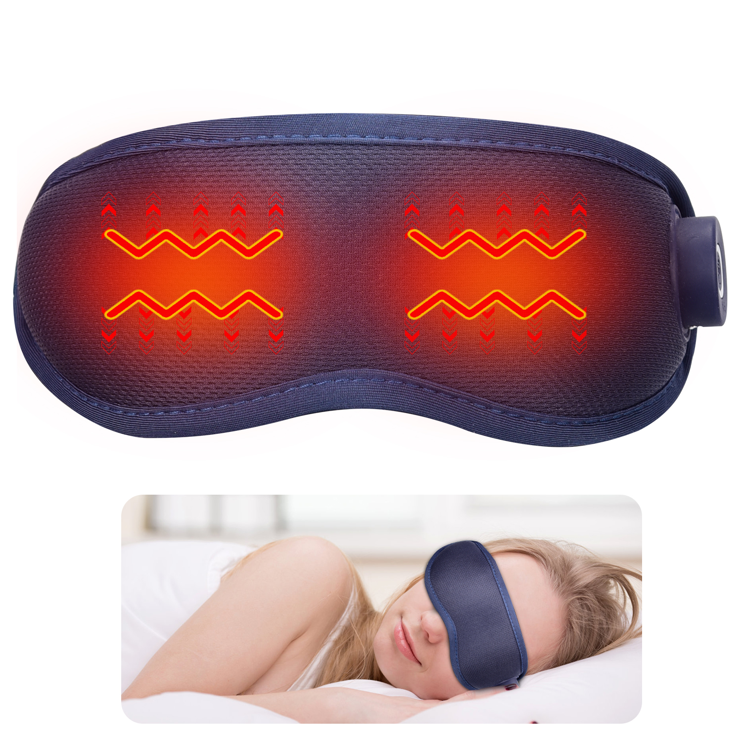 Meeegou Electric Smart Eye care Massager Маска для глаз с темными кругами, подогревом, вибрацией
